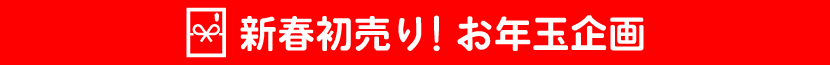 新春初売り！お年玉企