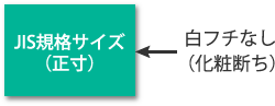 白フチなし（化粧断ち）